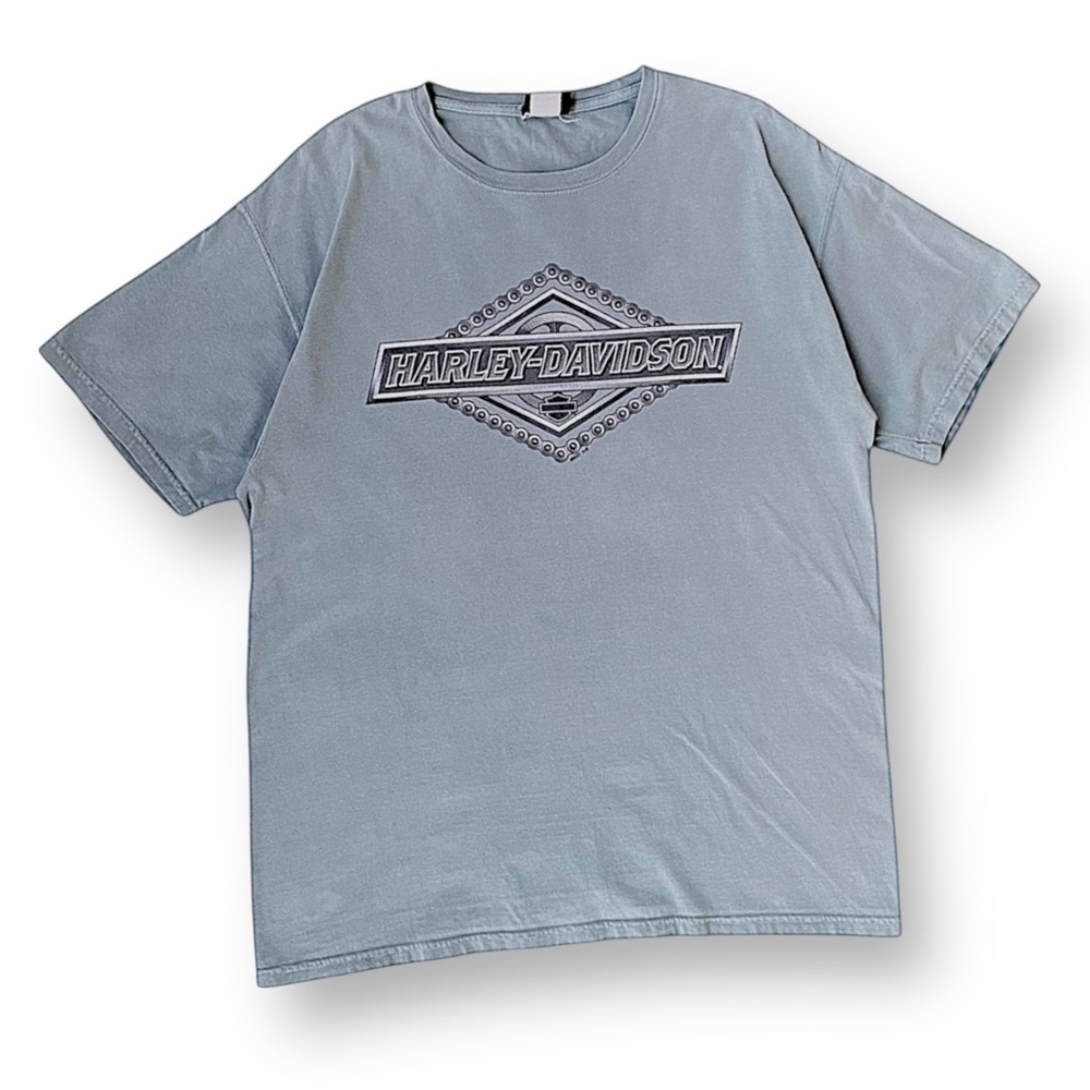 Harley-Davidson Pale Green Short Sleeve Logo Tee